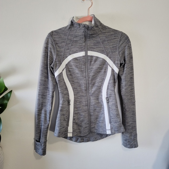 Lululemon Define Jacket Wee Are From Space Coal Fossil / White size 6 - Picture 4 of 8